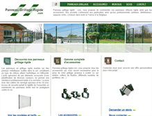 Tablet Screenshot of panneau-grillage-rigide.com